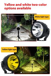 <span class=keywords><strong>Phare</strong></span> de moto-<span class=keywords><strong>Petit</strong></span> spot <span class=keywords><strong>rond</strong></span> de 4 pouces à haute luminosité en forme de soleil - Product Image 4