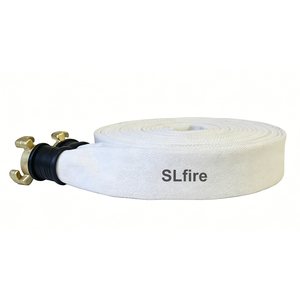 Manguera contra incendios de una sola capa de 1.75 pulgadas con revestimiento de EPDM, poliéster blanco y acoples españoles de latón - Product Image 5