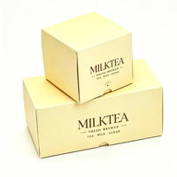 Caja de Embalaje Plegable de Lujo para Pastelería, Cartón Resistente para Pasteles Pequeños, Dulces Caseros, Embalaje para Regalos Navideños