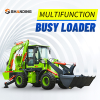 Lader Traktor 3.0 3.5 4.0 4.5ton 6.9t Radlader Kompaktlader Schranklader Towable Backhoe Excavator Loader Pelle Chargeuse