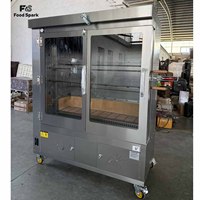 Four à rôtir au charbon de bois en acier inoxydable pour cuisine commerciale