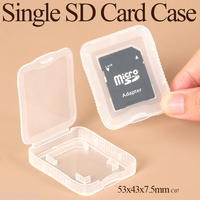 WEISHENG - Caja de Plástico al por Mayor para Tarjetas TF, Soporte para Tarjetas Micro SD, Estuche de Almacenamiento de Tarjetas SD Estilo DVD, Estuche para Tarjetas de Memoria XQD