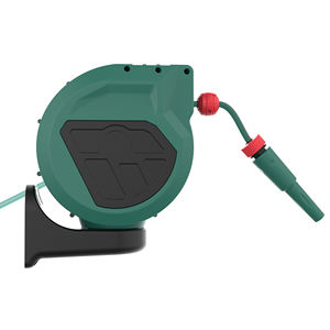 Avvolgitubo HR025-1/2 1/2 ''25m irrigazione retrattile in PVC automatico avvolgitubo da giardino aggiornato regolabile ugello <span class=keywords><strong>Spray</strong></span> - Product Image 2