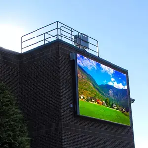 Panel led impermeable para exteriores, pantalla de gran tamaño p 10 para televisión y publicidad