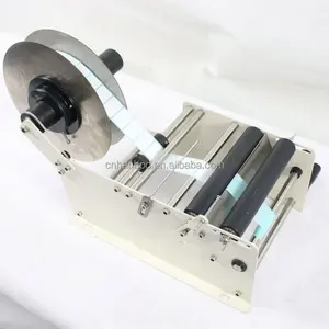 Manual Round Wine Bottle Paper Sticker Labeling Machine For Pet Bottles Cans