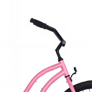 Bicicleta Cruiser <span class=keywords><strong>barata</strong></span> 26 pulgadas Aleación de una sola velocidad aleación forjada vástago Beach Cruiser bicicleta para adultos - Product Image 4