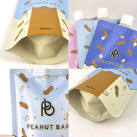 Sac héliogravure imprimé personnalisé pour liquide en plastique pochette à savon bec verseur réutilisable sac d'emballage en mylar de poudre à laver debout