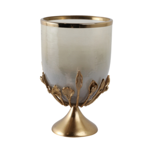 Decorative Glass Metal Hurricane Candle Holder Elegant Pillar <b>Candlestick</b> Table Centerpiece Home Decor - Product Image 2