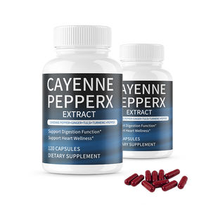 <span class=keywords><strong>Capsules</strong></span> de Cayenne en marque privée OEM, <span class=keywords><strong>capsules</strong></span> de poivre de Cayenne, extrait de poivre pour adultes - Product Image 1
