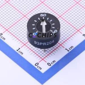 Resistencia Ajustable/Potenciómetro 93PR-1-204, Componente de Orificio Pasante (THT), Resistencia de 200kOhm, 10%, 500mW - Product Image 1