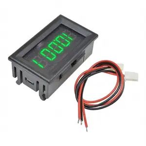 DC 0-4.3000-33.000V 5 dígitos verde LED digital voltímetro tensão medidor painel carro