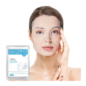 Venta caliente OEM ODM cuidado de la piel máscara facial de belleza para la piel despigmentada cosmético fullereno máscara facial fluorescente - Product Image 3