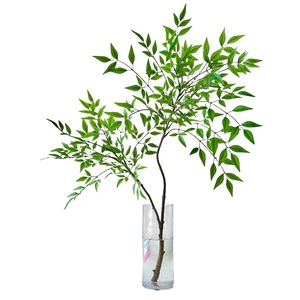 Plante artificielle Nandina Qingyu Chronicle 30cm-100cm en PVC souple pour décoration intérieure, mariage et maison - Product Image 5