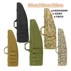Sac tactique en nylon durable de 39 ''x 9'', étui de transport souple à bandoulière pour équipement de chasse, 6x pochettes polyvalentes - Product Image 5