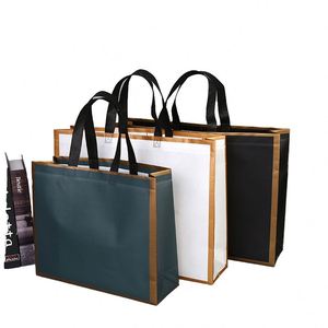 Sac fourre-tout réutilisable personnalisé en non-tissé, emballage publicitaire, usage industriel - Product Image 4