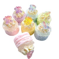 Charmes en résine 3D pour gâteaux, dessins animés, nourriture, mini décorations DIY pour coque de téléphone, chaussures
