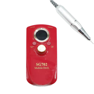 Taladro para <span class=keywords><strong>uñas</strong></span>, máquina de manicura, máquina de pedicura, Kit de archivo de <span class=keywords><strong>torno</strong></span> de <span class=keywords><strong>uñas</strong></span> <span class=keywords><strong>eléctrico</strong></span> profesional recargable, taladro de 35000 RPM para <span class=keywords><strong>uñas</strong></span> - Product Image 1