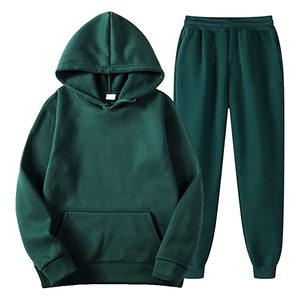 Ensemble de survêtement sportif pour homme, sweat à capuche à manches longues, pantalon slim, pantalon de jogging, survêtement rayé pour homme - Product Image 1
