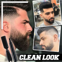 Stylo de remplissage pour barbe étanche, à Tube rond, haute pigmentation, avec brosse, stylo de couleur, 1 pièce