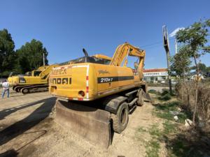 Excavatrice sur pneus Hyundai 210w-7 avec lame, Excavatrice Hyundai d'origine, Excavatrice Hyundai 210w-5 210w - Product Image 2