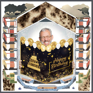 การ์ดอวยพรกระดาษขนาดใหญ่หรูหราเป็นมิตรกับสิ่งแวดล้อม สมุดเยี่ยมขนาดยักษ์ ปั๊มทอง พิมพ์ออฟเซ็ต รูปทรงสี่เหลี่ยมผืนผ้า สำหรับงานวันเกิด - Product Image 3