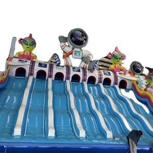 Parque de juegos comercial, gran oferta, tobogán de agua inflable de 30 pies de altura congelado, <span class=keywords><strong>castillo</strong></span> inflable con tobogán <span class=keywords><strong>hinchable</strong></span> - Product Image 1