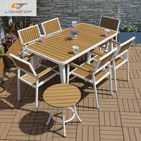 Chaises de plage de Table de bistrot en fonte d'aluminium bon marché pour événements