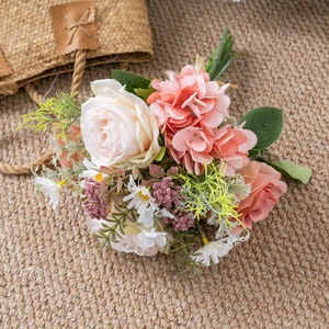 Ramo de Rosas Artificiales Yunshui, Tela Plástica Tejida, Decoración para Bodas y Hogar CF01443 - Product Image 3
