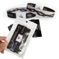 Bracelet NFC tissé en tissu élastique personnalisé avec logo, étanche, pour paiements sans contact RFID, contrôle d'accès - Vente chaude