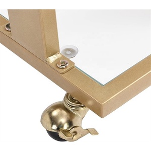 <span class=keywords><strong>Mesa</strong></span> Auxiliar Transparente <span class=keywords><strong>de</strong></span> Acrílico en Forma <span class=keywords><strong>de</strong></span> C <span class=keywords><strong>con</strong></span> <span class=keywords><strong>Ruedas</strong></span>, <span class=keywords><strong>Mesa</strong></span> Rodante <span class=keywords><strong>para</strong></span> Portátil y Aperitivos <span class=keywords><strong>para</strong></span> Sofá/Cama, Estante <span class=keywords><strong>de</strong></span> Vidrio Templado, Bandeja Móvil <span class=keywords><strong>para</strong></span> <span class=keywords><strong>TV</strong></span> - Product Image 4