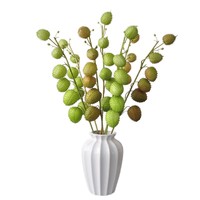 Nieuwe Aanwinsten Kunstmatige Real Touch Evergreen Halloween Thanksgiving Kerst Groene Club Fruit Bloem Ballon Plant Tak Zacht