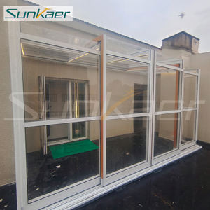 Fábrica de aluminio marco patio eléctrico retráctil móvil vidrio techo terraza Sunroom recintos <span class=keywords><strong>para</strong></span> <span class=keywords><strong>piscinas</strong></span> - Product Image 1