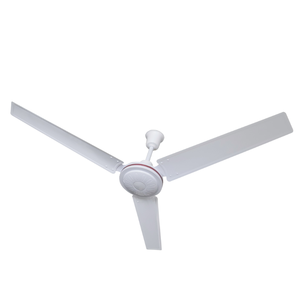 Ventilateur de plafond 56 pouces avec moteur en aluminium, commande espagnole, pour ventilation et refroidissement, usage domestique et hôtelier, prise US, en métal, pour garage - Product Image 1
