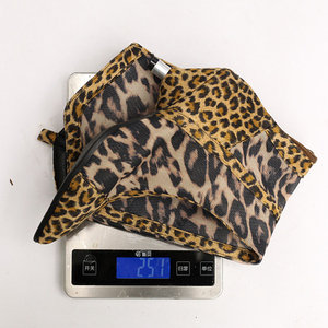 Women Summer Mesh Knee High <b>Boots</b> Dress Leopard Patchwork Shoes Low Spike Heels Side Zipper V-shaped Top Long <b>Boots</b> - Product Image 5