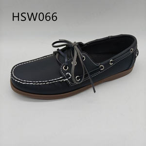 YWX, Zapatos Náuticos Azul Oscuro con Cordones, Elegantes y Resistentes, Estilo Urbano, Fabricados a Mano con Tela Vaquera, Zapatos Casuales Tipo Peas en Singapur HSW071 - Product Image 3