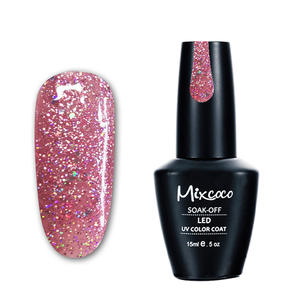 Yeni varış Mixcoco oje Uv jel tüm renkler Glitter pırıltılı renkler Oem marka Vernis yarı kalıcı jel lehçe - Product Image 2