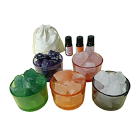 Lot d'exportation de pierres de cristal d'aromathérapie les plus vendues, gamme cinq couleurs, en gros, prêtes à être expédiées, qualité Hebei, Chine