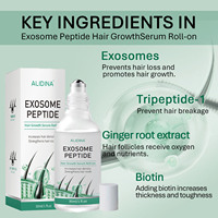 Kit de repousse des cheveux B Best, booster du cuir chevelu aux cellules souches exosomes, ampoule pour la croissance des cheveux et du cuir chevelu, sérum pour la croissance des cheveux en roll-on