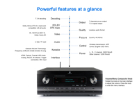 Tone. 7.1.4 Dolby Atmos ev sineması için AVR alıcı amplifikatör 150Watt * 7. Geniş voltaj THD az 0.05% güç ses 7.1.