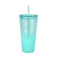 Gobelet en plastique à double couche avec dégradé de texture