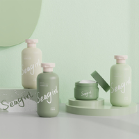 Nouveau design vide PET plastique carré 150ml 200ml 500ml bouteilles à pompe pour savon liquide lavage du corps vernis à ongles huile shampooing masques faciaux
