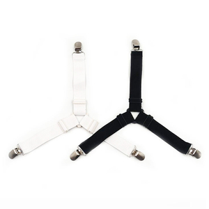 Sujetador de Funda de colchón de 3 clips de alta resistencia, soporte de esquina de cama de Metal, correas elásticas para sábanas, sujetadores de sábanas portátiles - Product Image 1