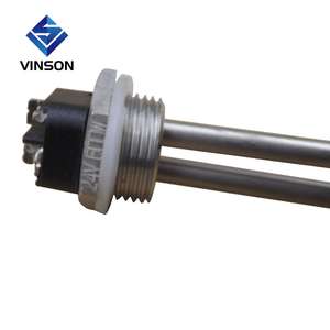 <span class=keywords><strong>Calentador</strong></span> <span class=keywords><strong>Solar</strong></span> 12V/24V 220V 300W, Elemento Calefactor de Tubo en Forma de U, Elemento Calefactor de Agua con Conexión NPT de 1 Pulgada - Product Image 4