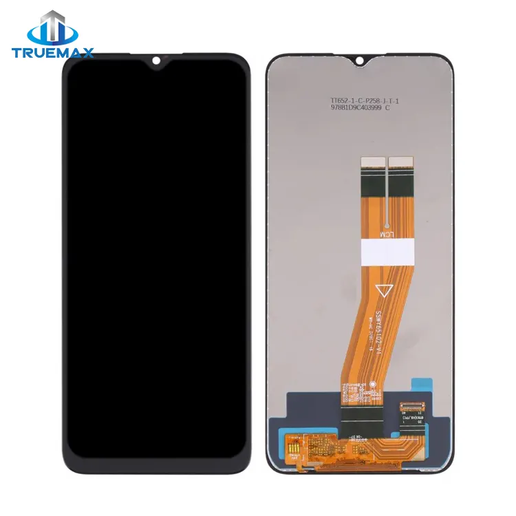 ชิ้นส่วนโทรศัพท์มือถือสำหรับ A03 Samsung Galaxy หน้าจอ LCD