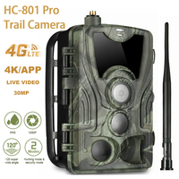Caméra de chasse sans fil Suntekcam HC-801Pro-Li 120MP 4K, vision nocturne, contrôle par application 4G, service cloud, diffusion en direct, caméra de surveillance