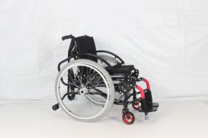 Silla de Ruedas Manual Ligera, Silla de Ruedas Manual con Función de Bipedestación, Asiento Tipo Mochila con Cinturones de Seguridad, Precio de Fábrica - Product Image 2