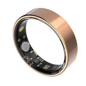 Health ECG Smart Ring Sleep Heart Rate Blood Oxygen Motion IP68 5ATM Waterproof <b>for</b> Men Women Sport Outdoors Fitness Tracker - Product Image 4