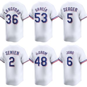 เสื้อเบสบอลปักลายเท็กซัส #5 Corey seager #36 wyatt Langford #53 adgarcia เสื้อเจอร์ซีย์อเมริกันเบสบอล - Product Image 1