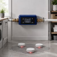 Protecteur de fuite d'eau avec Wi-Fi, capteur haute précision, vanne d'arrêt automatique pour la prévention des fuites sous l'évier
