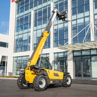 HengWang Nuevo Mini Manipulador Telescópico de 3.5t, 6t, 7t con Aire Acondicionado